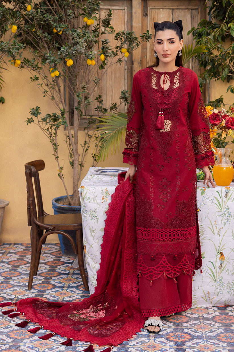 Saad Shaikh | LaAmour Luxury Lawn | Rose -  Saad Shaikh Luxury - Original Designer Dress - House of Maryam