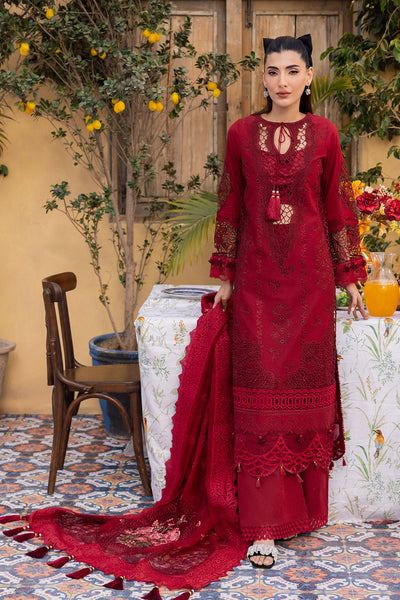 Saad Shaikh | LaAmour Luxury Lawn | Rose -  Saad Shaikh Luxury - Original Designer Dress - House of Maryam