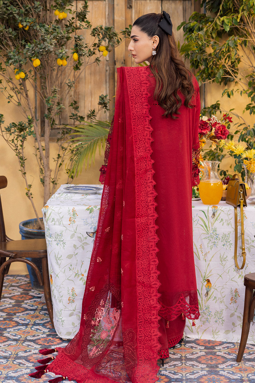 Saad Shaikh | LaAmour Luxury Lawn | Rose -  Saad Shaikh Luxury - Original Designer Dress - House of Maryam