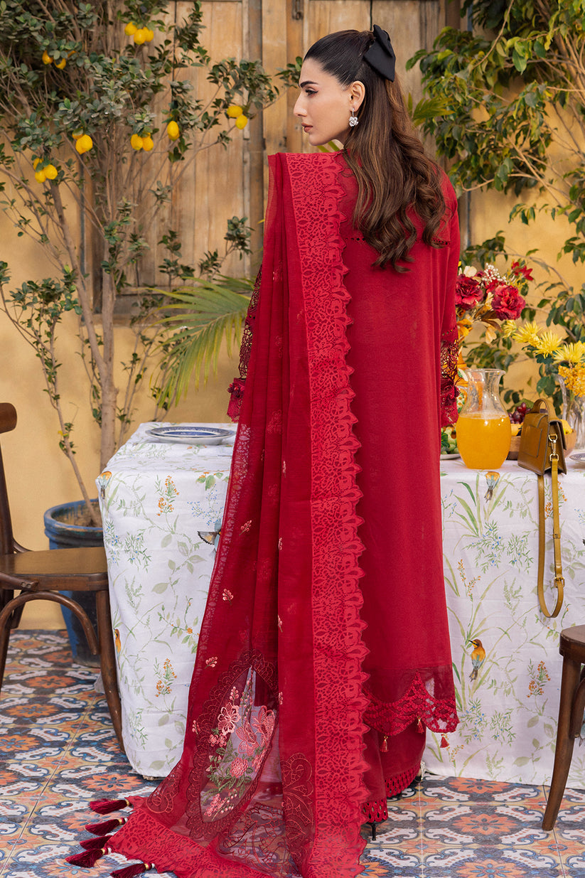 Saad Shaikh | LaAmour Luxury Lawn | Rose by Designer Saad Shaikh - House of Maryam - Pakistani Designer Ethnic Wear in {{ shop.shopifyCountryName }}