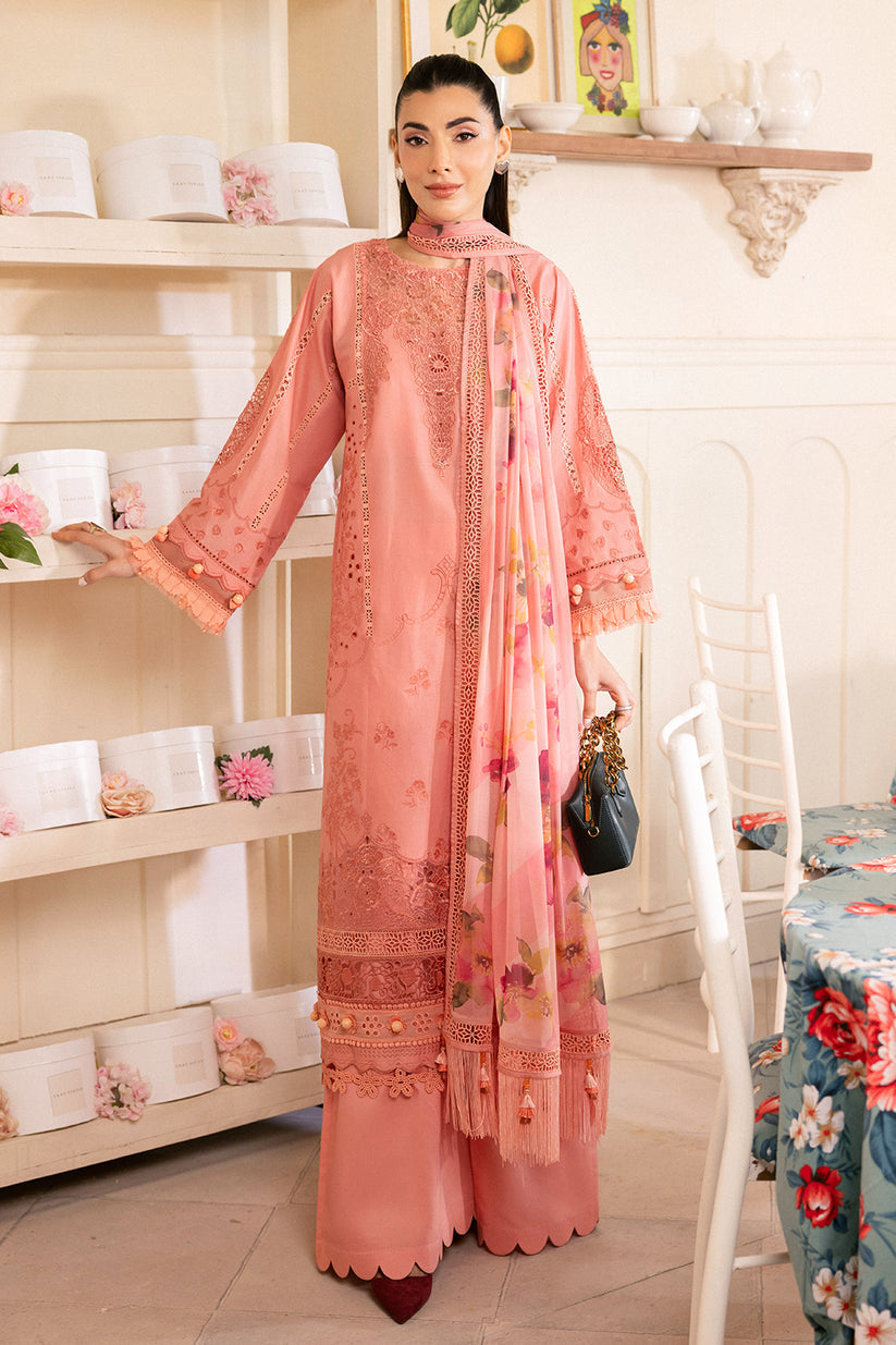 Saad Shaikh | LaAmour Luxury Lawn | Blossom by Designer Saad Shaikh - House of Maryam - Pakistani Designer Ethnic Wear in {{ shop.shopifyCountryName }}