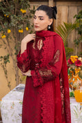 Saad Shaikh | LaAmour Luxury Lawn | Rose by Designer Saad Shaikh - House of Maryam - Pakistani Designer Ethnic Wear in {{ shop.shopifyCountryName }}