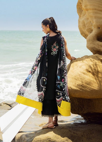Sadaf Fawad Khan | Siraa Lawn 25 | Luna-Brand:Sadaf Fawad Khan-Type:Ladies Clothes-Black-Lawn-House of Maryam- Buy in UK, USA