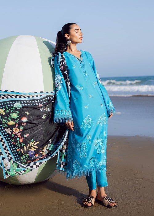 Sadaf Fawad Khan | Siraa Lawn 25 | Mystic Sea-Brand:Sadaf Fawad Khan-Type:Ladies Clothes-Sea Green-Lawn-House of Maryam- Buy in UK, USA
