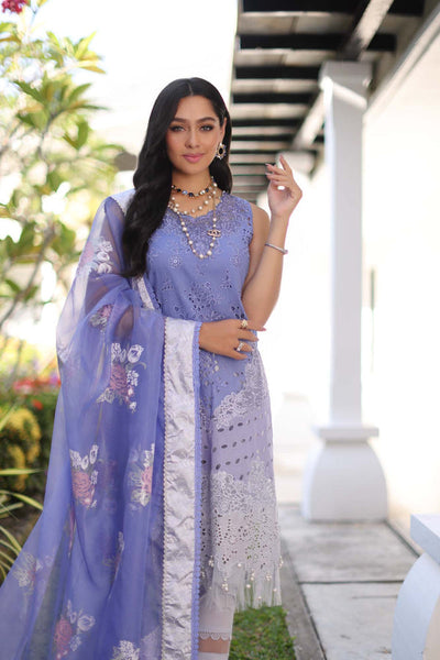 Noor by Saadia Asad | Luxury Chikankari Lawn24 | D9-B Purple -  Noor by Saadia Asad Luxury - Original Designer Dress - House of Maryam