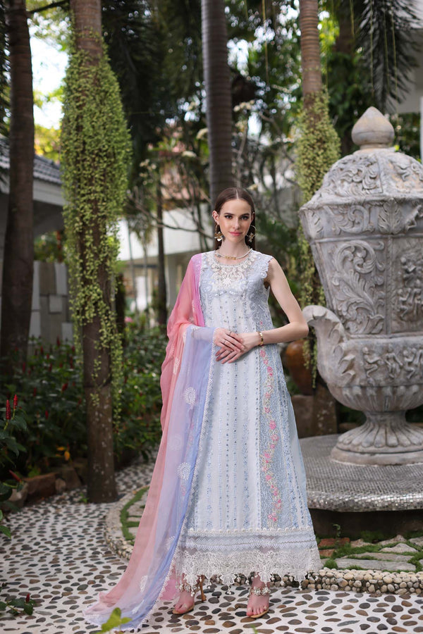 Noor by Saadia Asad | Luxury Chikankari Lawn24 | D7-A Multi Tkm -  Noor by Saadia Asad Luxury - Original Designer Dress - House of Maryam