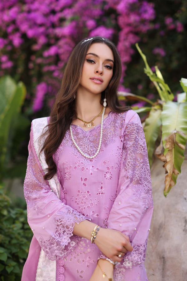 Noor by Saadia Asad | Luxury Chikankari Lawn24 | D9-A Pink by Designer Noor by Saadia Asad - House of Maryam - Pakistani Designer Ethnic Wear in {{ shop.shopifyCountryName }}