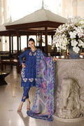 Noor by Saadia Asad | Luxury Chikankari Lawn24 | D10-B Blue Electric by Designer Noor by Saadia Asad - House of Maryam - Pakistani Designer Ethnic Wear in {{ shop.shopifyCountryName }}