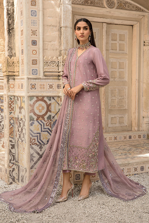 Saffron | Persia Wedding Collection | Plum Velvet by Designer Saffron - House of Maryam - Pakistani Designer Ethnic Wear in {{ shop.shopifyCountryName }}