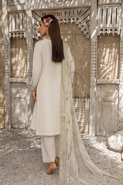 Saffron | Persia Wedding Collection | Pearl White -  Saffron Formal - Original Designer Dress - House of Maryam