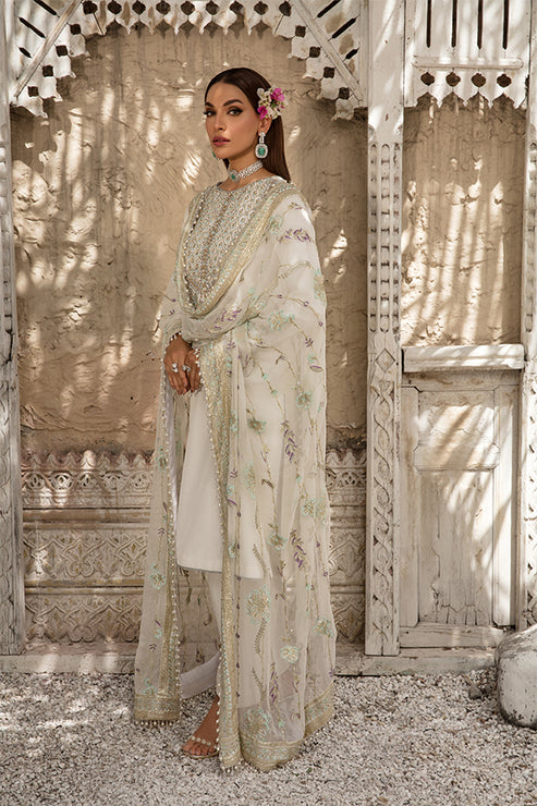 Saffron | Persia Wedding Collection | Pearl White by Designer Saffron - House of Maryam - Pakistani Designer Ethnic Wear in {{ shop.shopifyCountryName }}