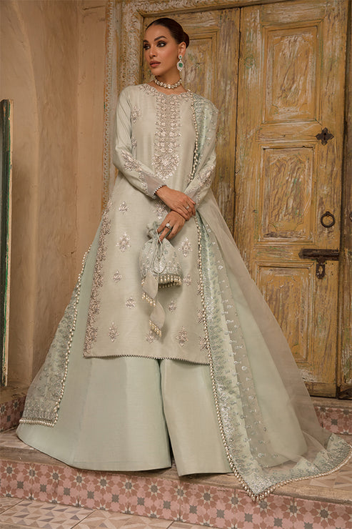 Saffron | Persia Wedding Collection | Teal Evening by Designer Saffron - House of Maryam - Pakistani Designer Ethnic Wear in {{ shop.shopifyCountryName }}