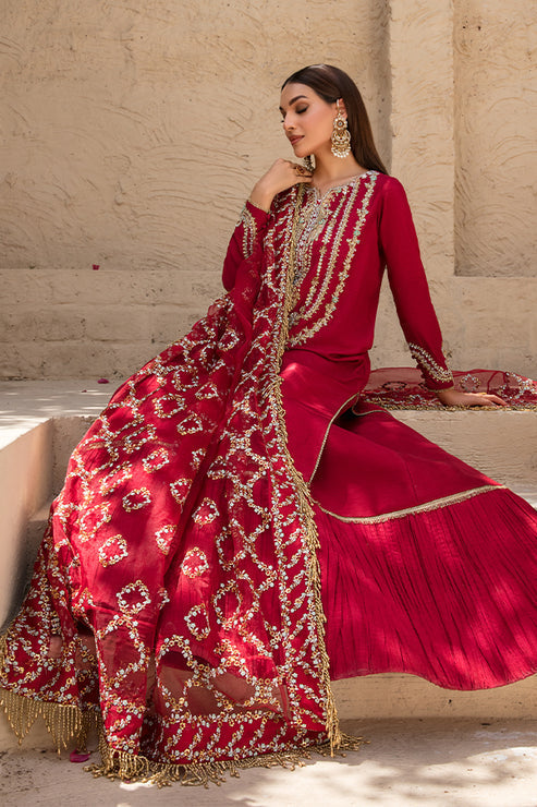 Saffron | Persia Wedding Collection | Rose Gold Satin -  Saffron Formal - Original Designer Dress - House of Maryam