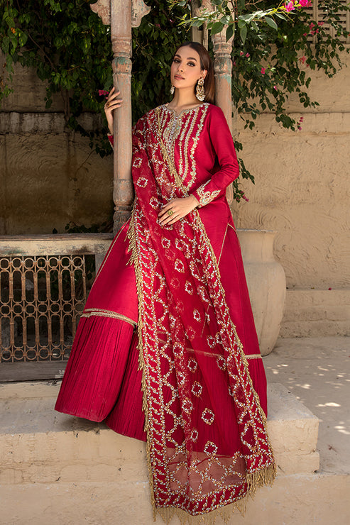 Saffron | Persia Wedding Collection | Rose Gold Satin by Designer Saffron - House of Maryam - Pakistani Designer Ethnic Wear in {{ shop.shopifyCountryName }}