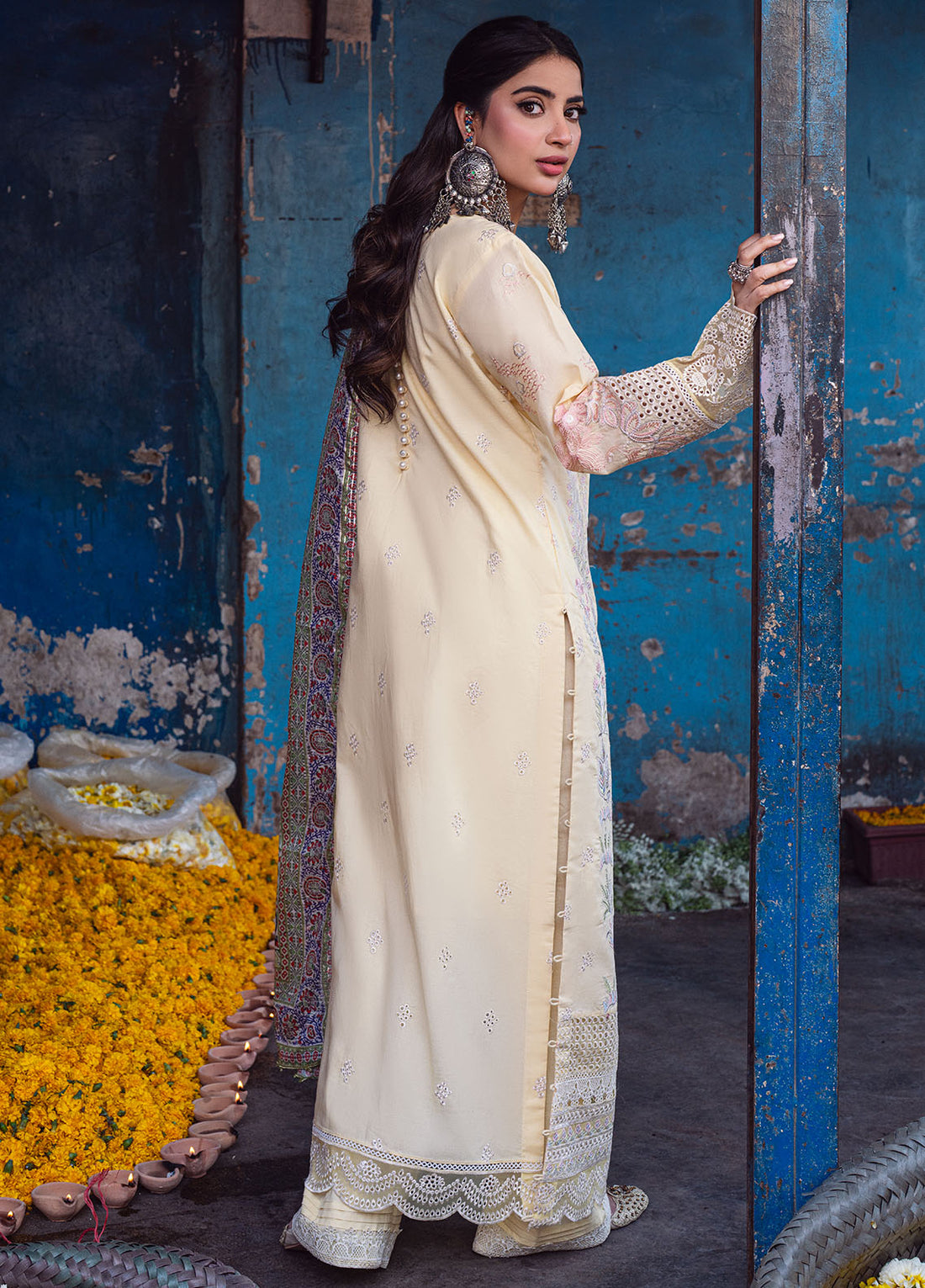 Sahane | Sahakari Chikankari Lawn Edit 24 | Zeenat -  Sahane Luxury -  House of Maryam
