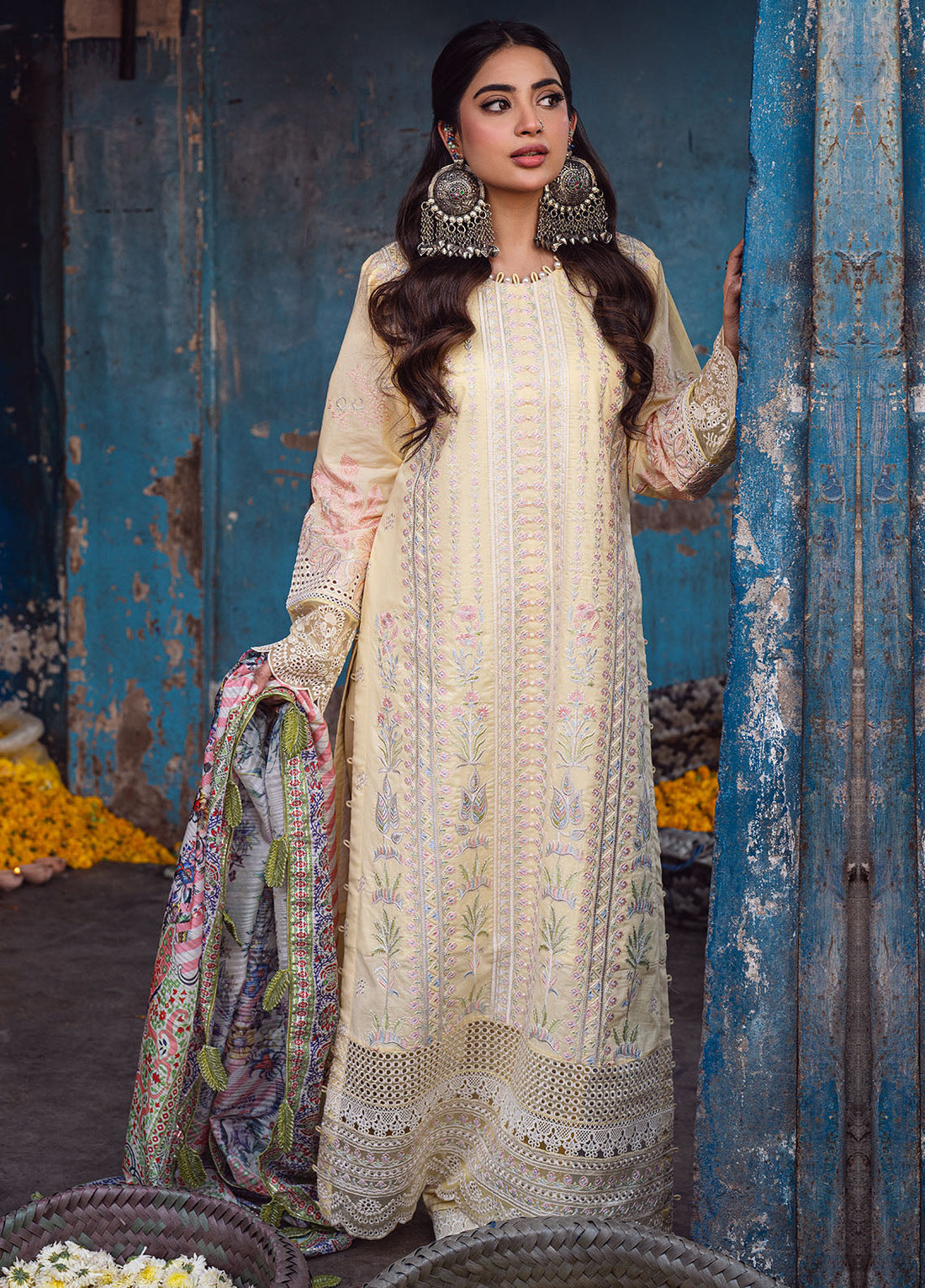 Sahane | Sahakari Chikankari Lawn Edit 24 | Zeenat -  Sahane Luxury -  House of Maryam