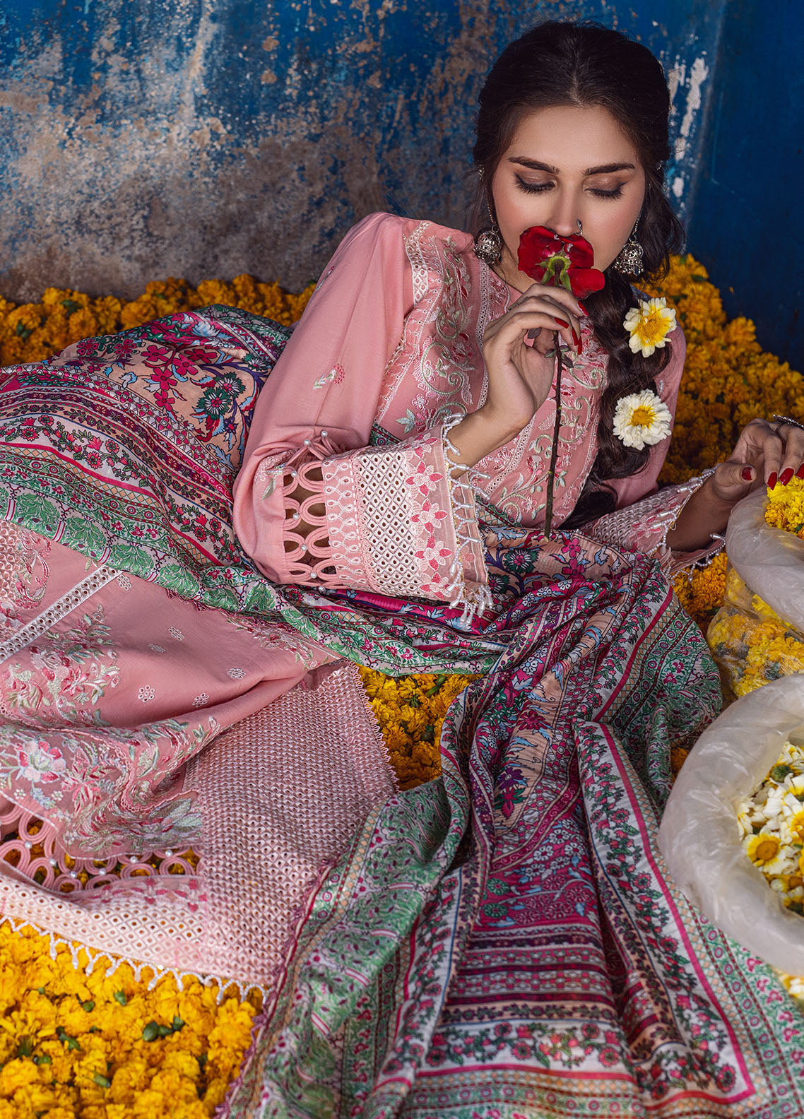 Sahane | Sahakari Chikankari Lawn Edit 24 | Mohini -  Sahane Luxury - Original Designer Dress - House of Maryam