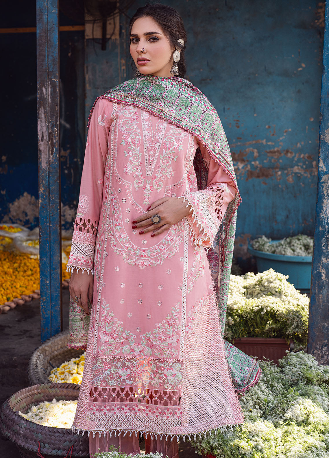 Sahane | Sahakari Chikankari Lawn Edit 24 | Mohini -  Sahane Luxury - Original Designer Dress - House of Maryam