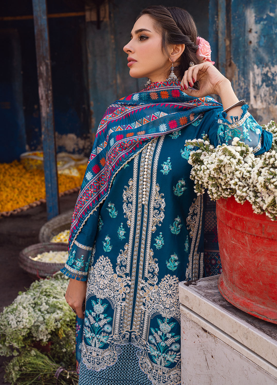 Sahane | Sahakari Chikankari Lawn Edit 24 | Gulzaar by Designer Sahane - House of Maryam - Pakistani Designer Ethnic Wear in {{ shop.shopifyCountryName }}