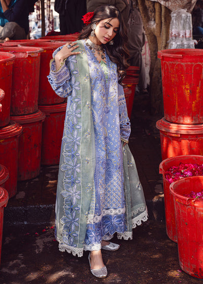 Sahane | Sahakari Chikankari Lawn Edit 24 | Chandni -  Sahane Luxury - Original Designer Dress - House of Maryam