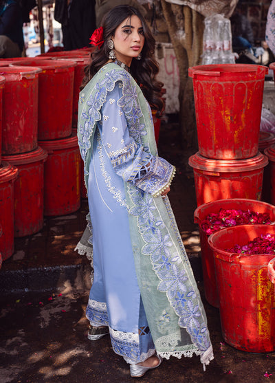 Sahane | Sahakari Chikankari Lawn Edit 24 | Chandni -  Sahane Luxury - Original Designer Dress - House of Maryam