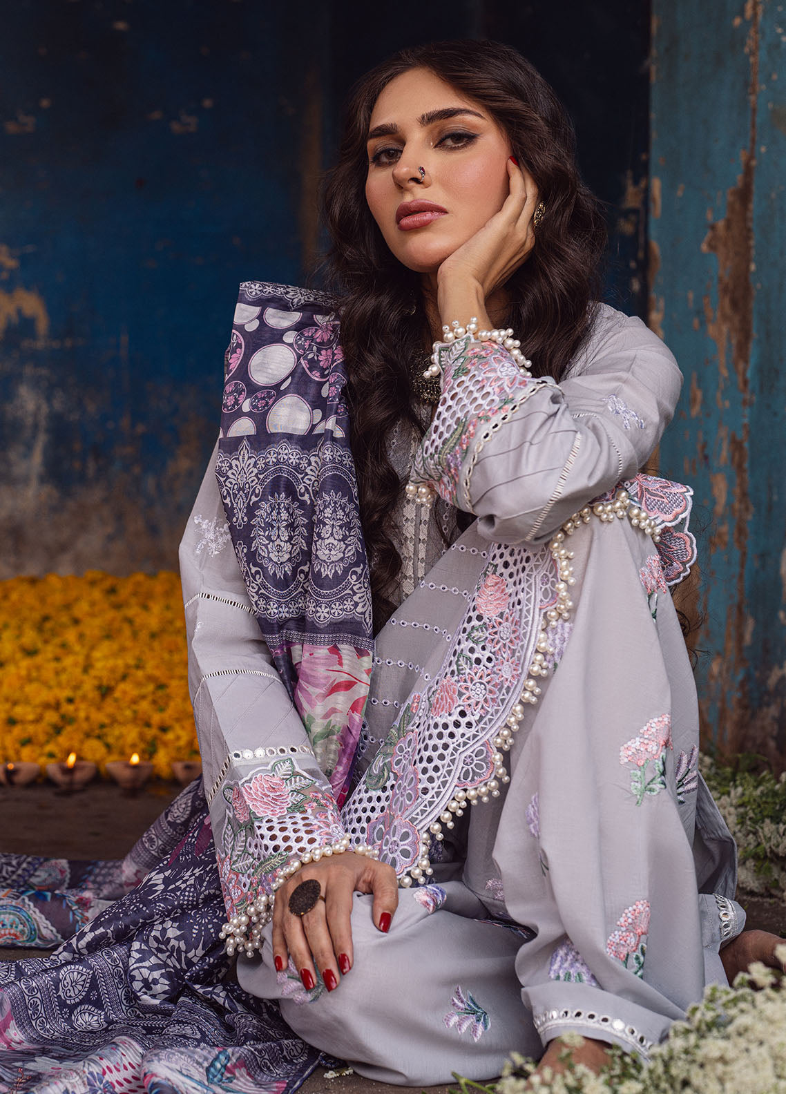 Sahane | Sahakari Chikankari Lawn Edit 24 | Dastaan by Designer Sahane - House of Maryam - Pakistani Designer Ethnic Wear in {{ shop.shopifyCountryName }}