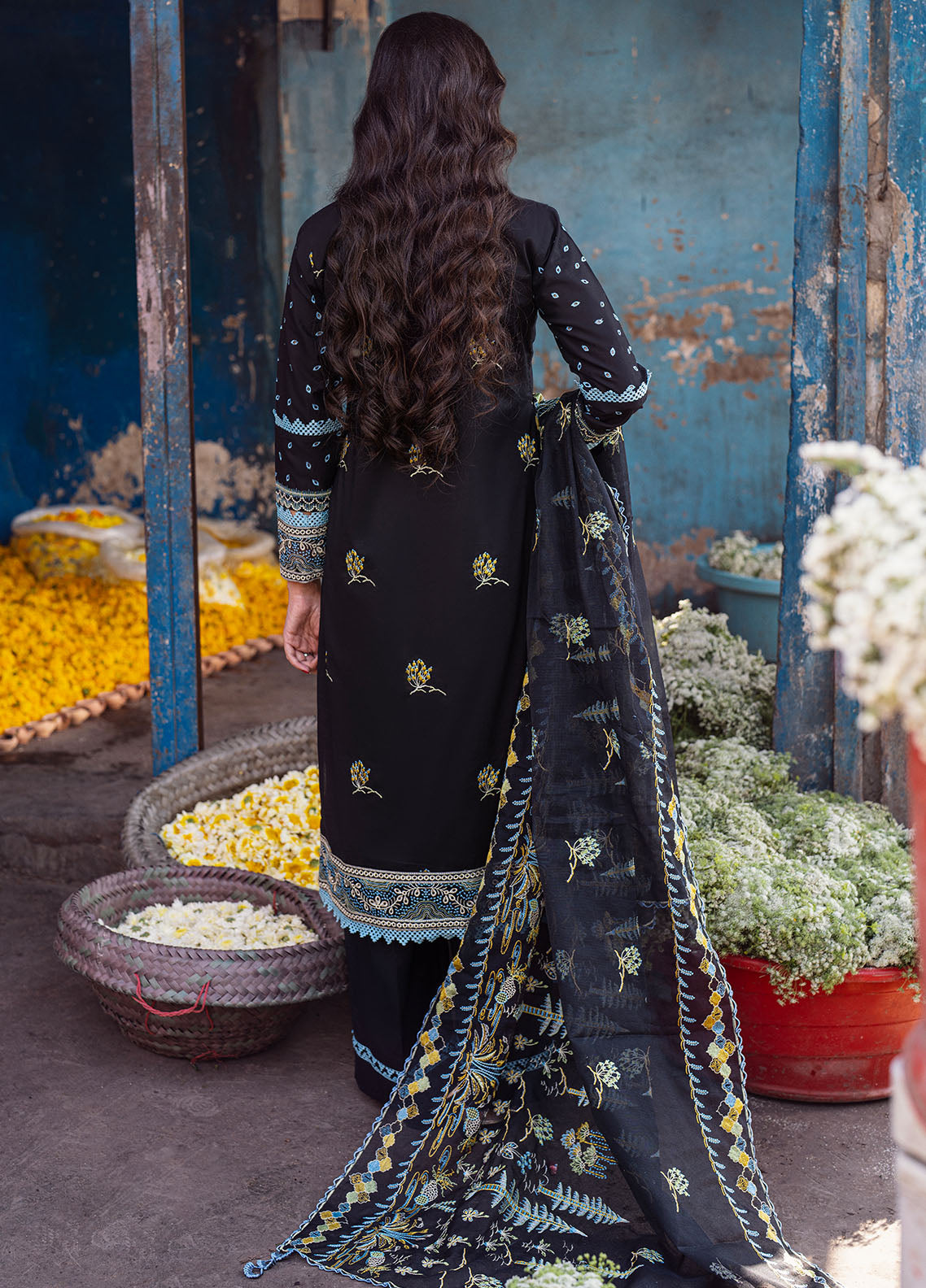 Sahane | Sahakari Chikankari Lawn Edit 24 | Kashish -  Sahane Luxury - Original Designer Dress - House of Maryam