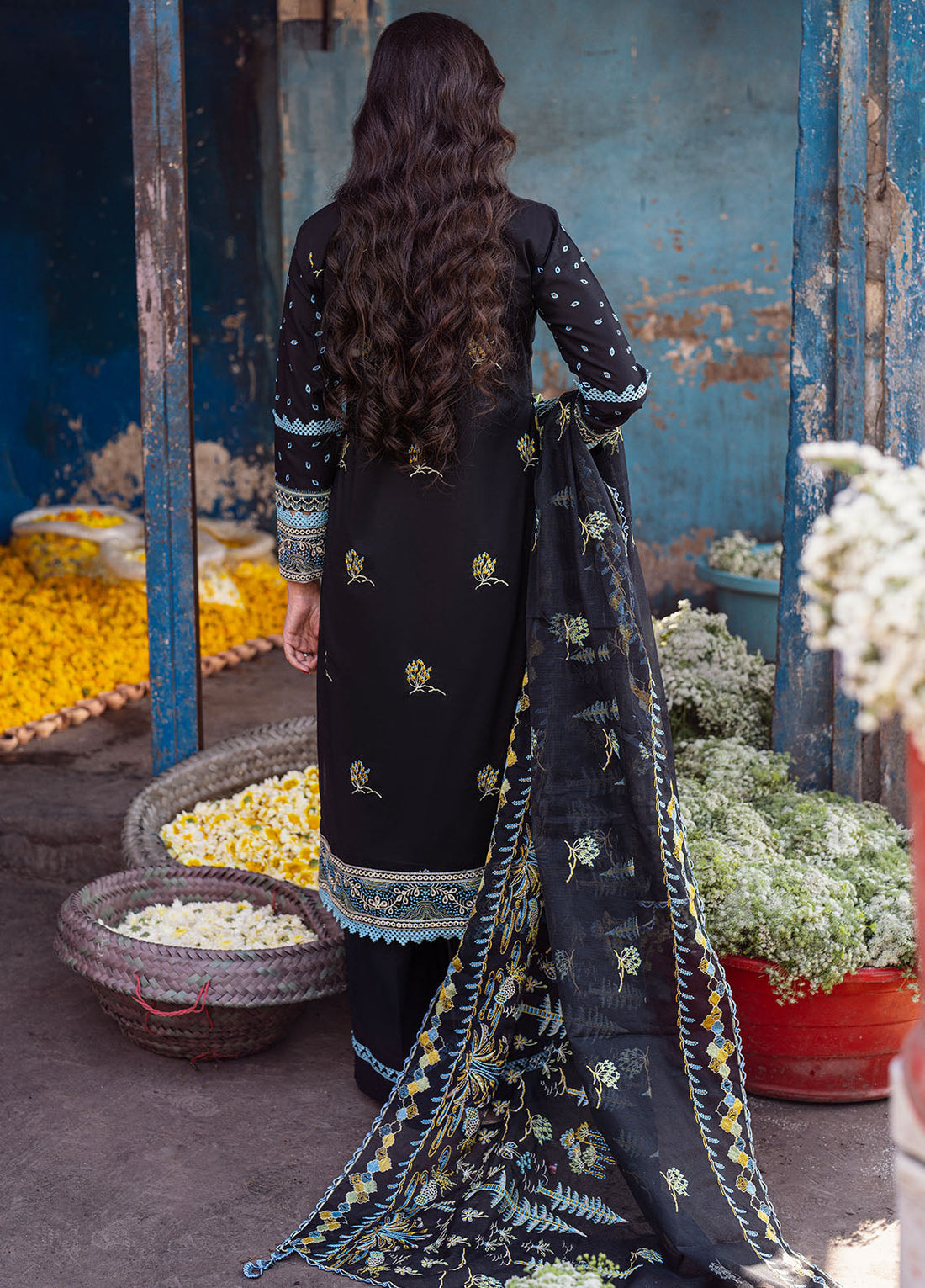 Sahane | Sahakari Chikankari Lawn Edit 24 | Kashish -  Sahane Luxury -  House of Maryam