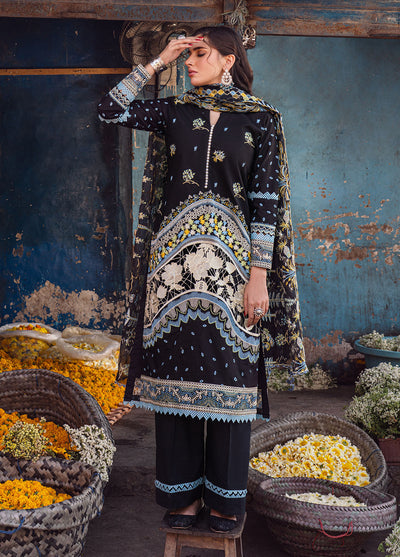Sahane | Sahakari Chikankari Lawn Edit 24 | Kashish -  Sahane Luxury - Original Designer Dress - House of Maryam