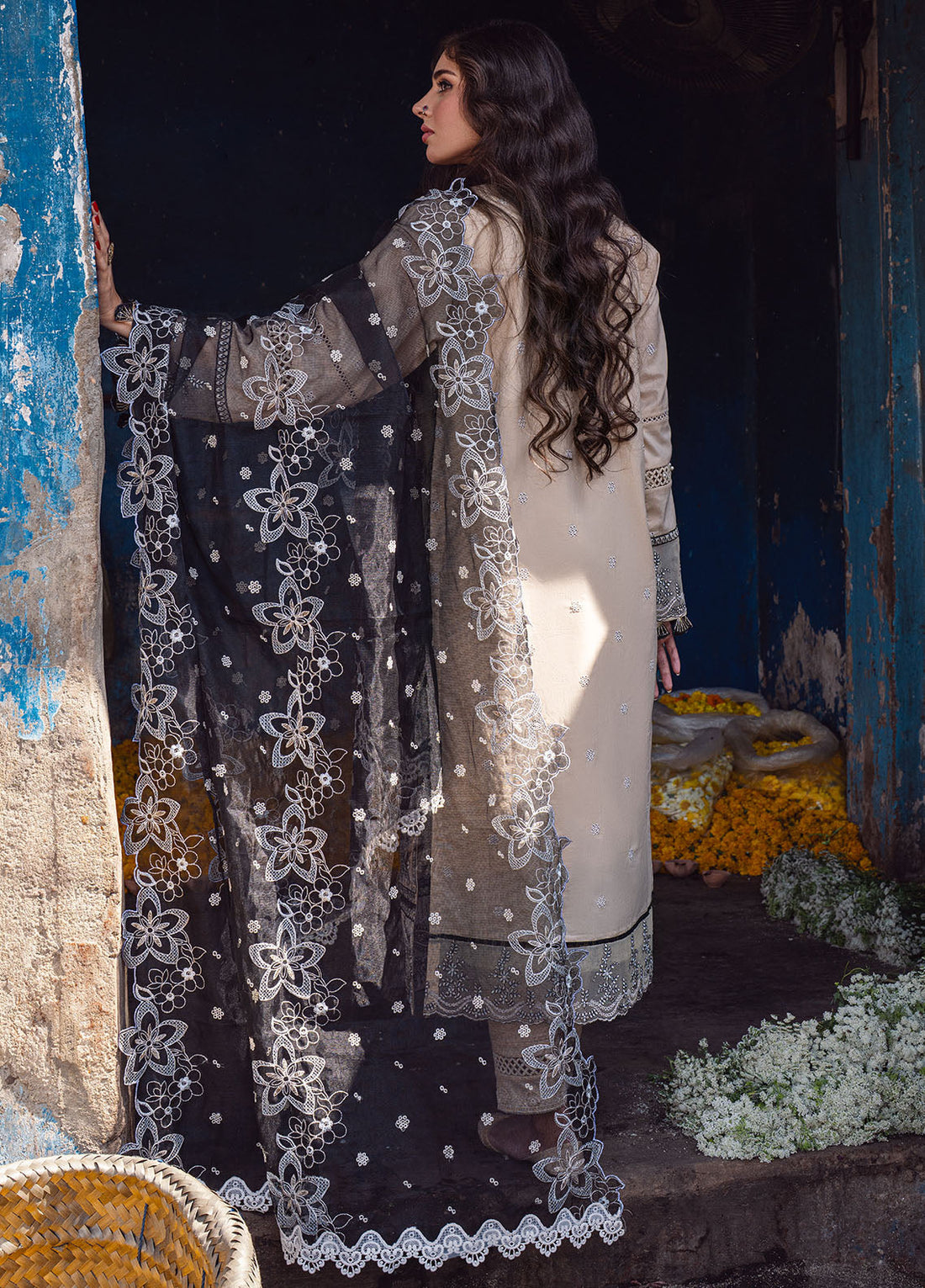 Sahane | Sahakari Chikankari Lawn Edit 24 | Ghazal -  Sahane Luxury -  House of Maryam