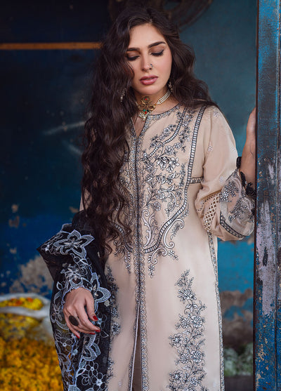 Sahane | Sahakari Chikankari Lawn Edit 24 | Ghazal -  Sahane Luxury - Original Designer Dress - House of Maryam