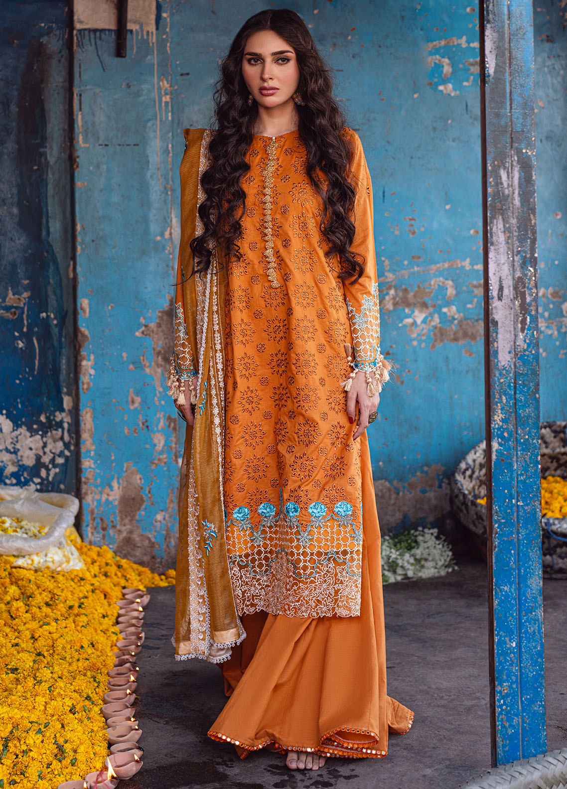 Sahane | Sahakari Chikankari Lawn Edit 24 | Mashal by Designer Sahane - House of Maryam - Pakistani Designer Ethnic Wear in {{ shop.shopifyCountryName }}