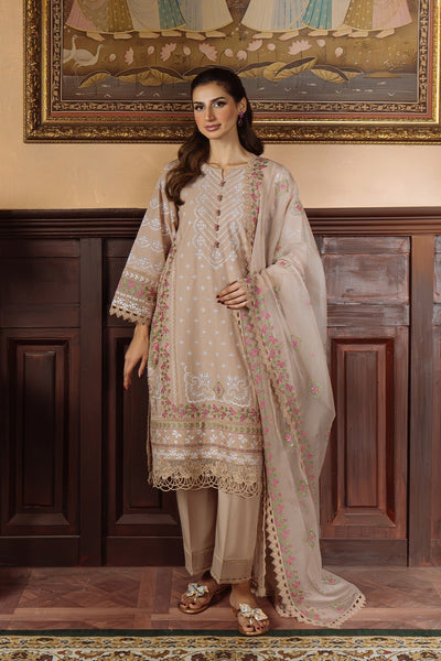 Sahar | Festive Edit Ready to Wear | Bronzed Beige - RTW-Brand:Sahar-Type:Ladies Clothes-Sand-Lawn-House of Maryam- Buy in UK, USA