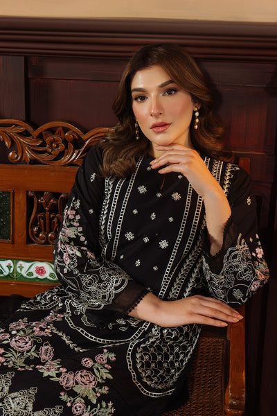 Sahar | Festive Edit Ready to Wear | Raven Poise - RTW-Brand:Sahar-Type:Ladies Clothes-Black-Lawn-House of Maryam- Buy in UK, USA