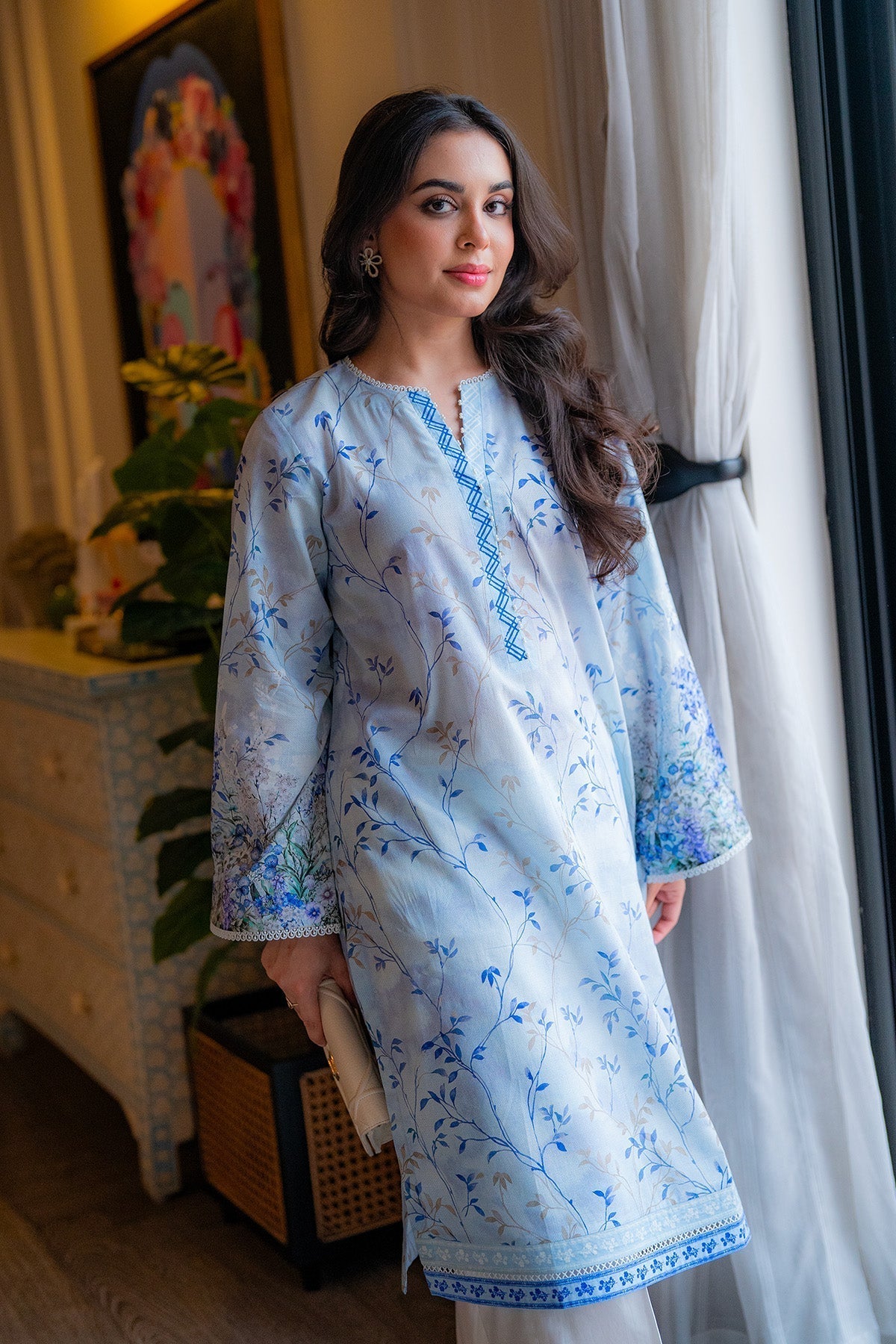 Sahar | Selene Vol 2 | Bluebell Ivy-Brand:Sahar-Type:Ladies Clothes-Light Blue-Lawn-House of Maryam- Buy in UK, USA