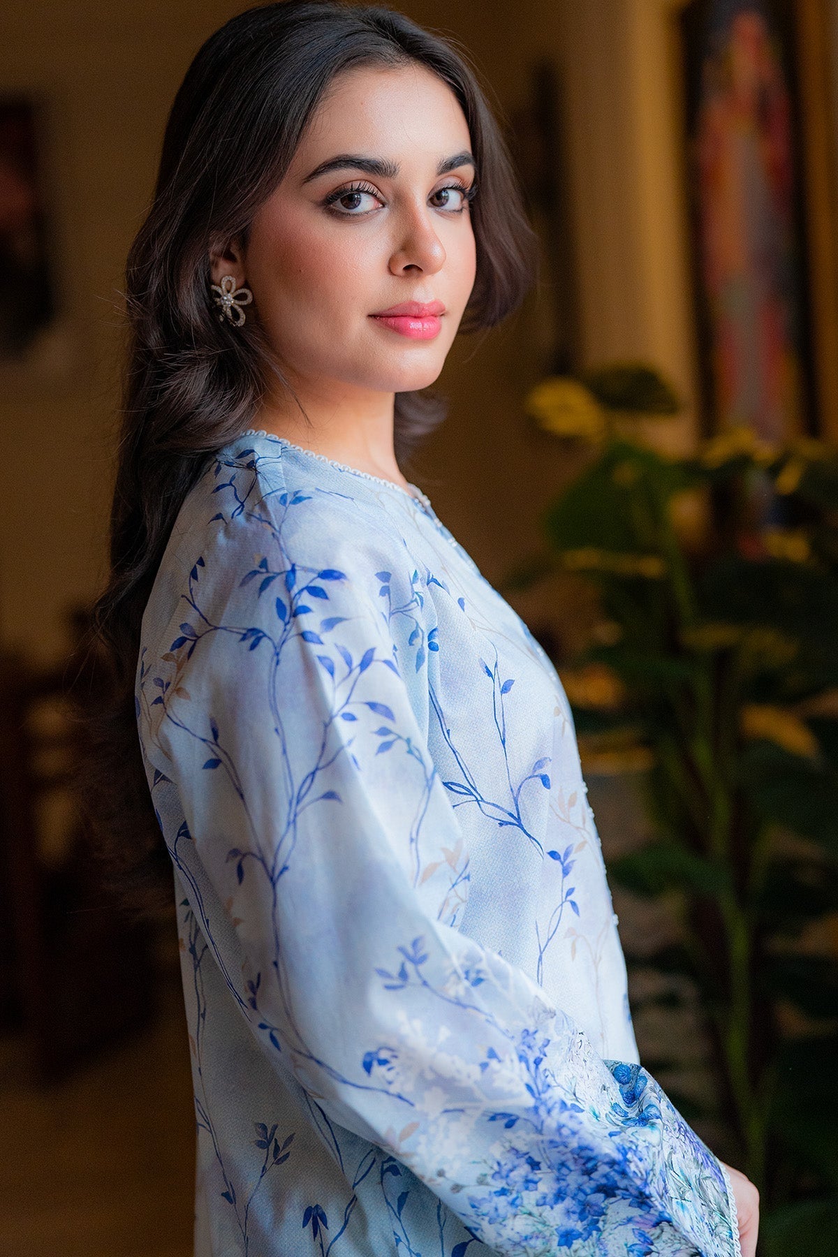 Sahar | Selene Vol 2 | Bluebell Ivy-Brand:Sahar-Type:Ladies Clothes-Light Blue-Lawn-House of Maryam- Buy in UK, USA