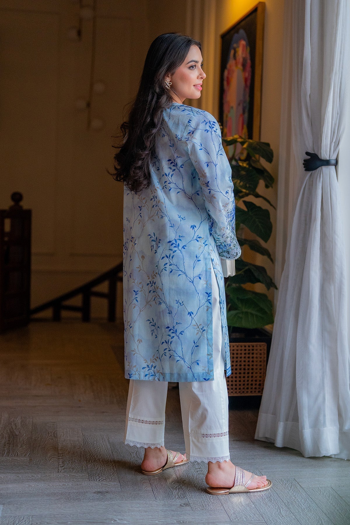 Sahar | Selene Vol 2 | Bluebell Ivy-Brand:Sahar-Type:Ladies Clothes-Light Blue-Lawn-House of Maryam- Buy in UK, USA