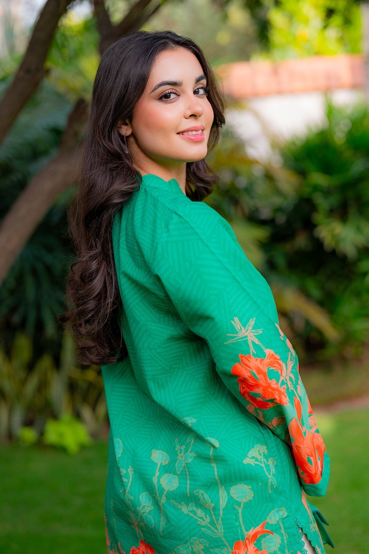 Sahar | Selene Vol 2 | Botanic Rouge-Brand:Sahar-Type:Ladies Clothes-Bright Teal-Lawn-House of Maryam- Buy in UK, USA