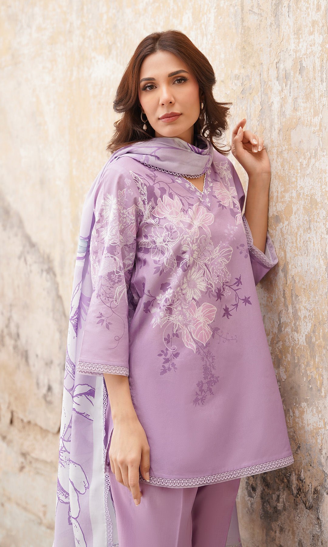 Sahar | Selene Vol 2 | Lilac Muse-Brand:Sahar-Type:Ladies Clothes-Lilac-Lawn-House of Maryam- Buy in UK, USA