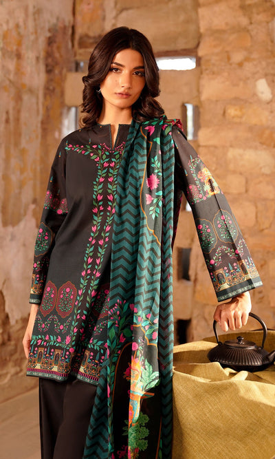 Sahar | Selene Vol 2 | Monochrome Bloom-Brand:Sahar-Type:Ladies Clothes-Black-Lawn-House of Maryam- Buy in UK, USA