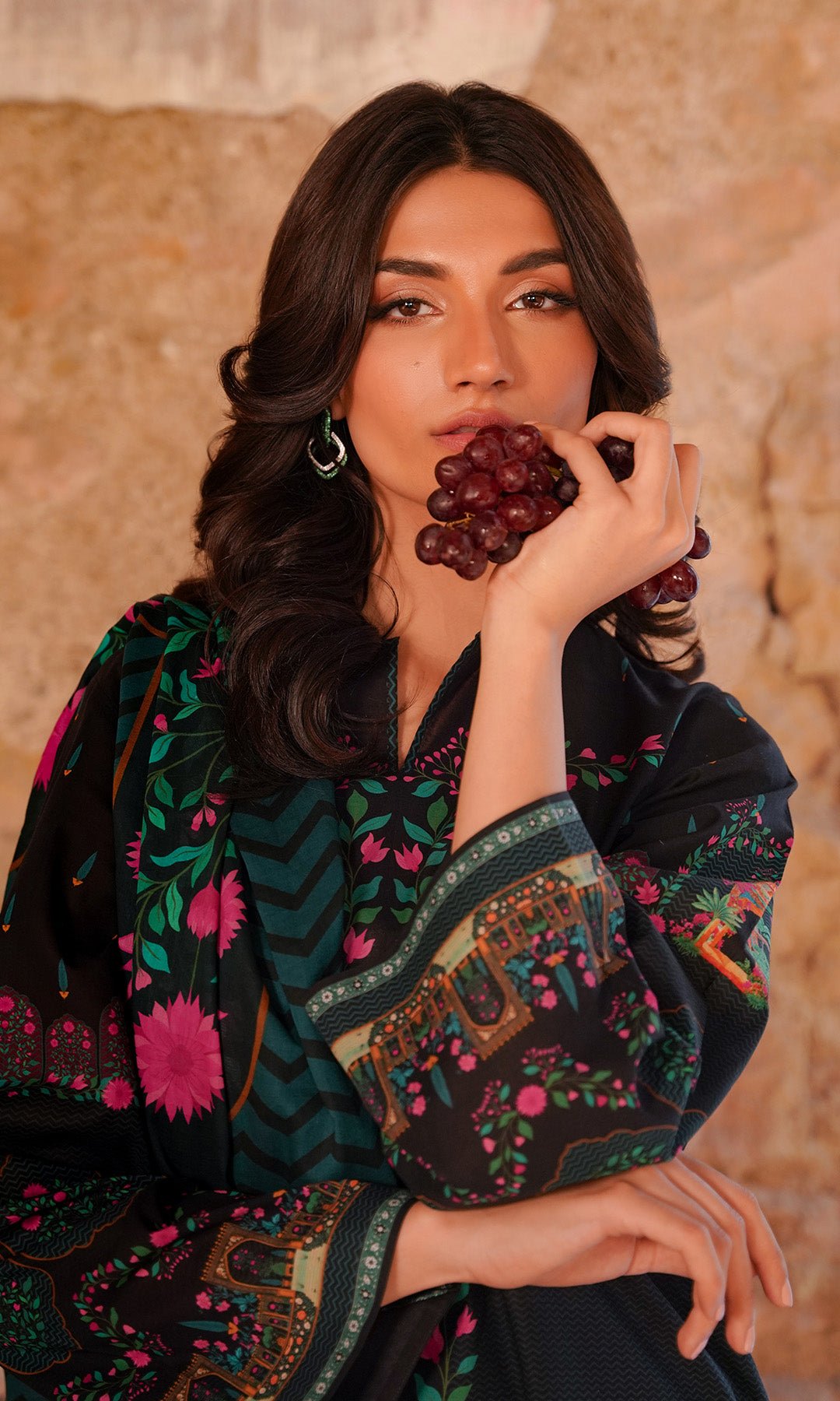 Sahar | Selene Vol 2 | Monochrome Bloom-Brand:Sahar-Type:Ladies Clothes-Black-Lawn-House of Maryam- Buy in UK, USA