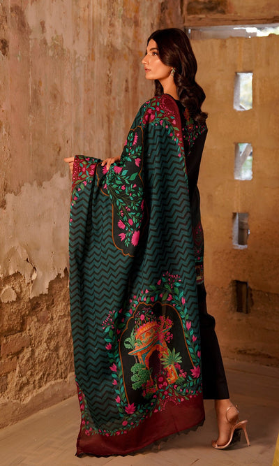 Sahar | Selene Vol 2 | Monochrome Bloom-Brand:Sahar-Type:Ladies Clothes-Black-Lawn-House of Maryam- Buy in UK, USA