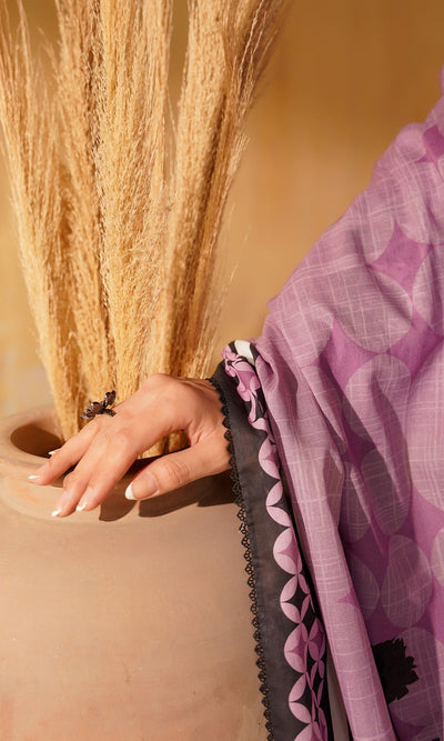 Sahar | Selene Vol 2 |Obsidian Iris-Brand:Sahar-Type:Ladies Clothes-Dark Plum-Lawn-House of Maryam- Buy in UK, USA