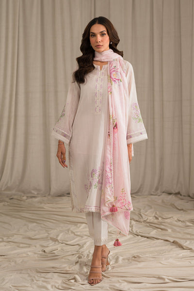 Sahar | Mirage Spring Luxury 24 | Slub Lawn 3 Piece (Embroidered) -  Sahar Luxury - Original Designer Dress - House of Maryam