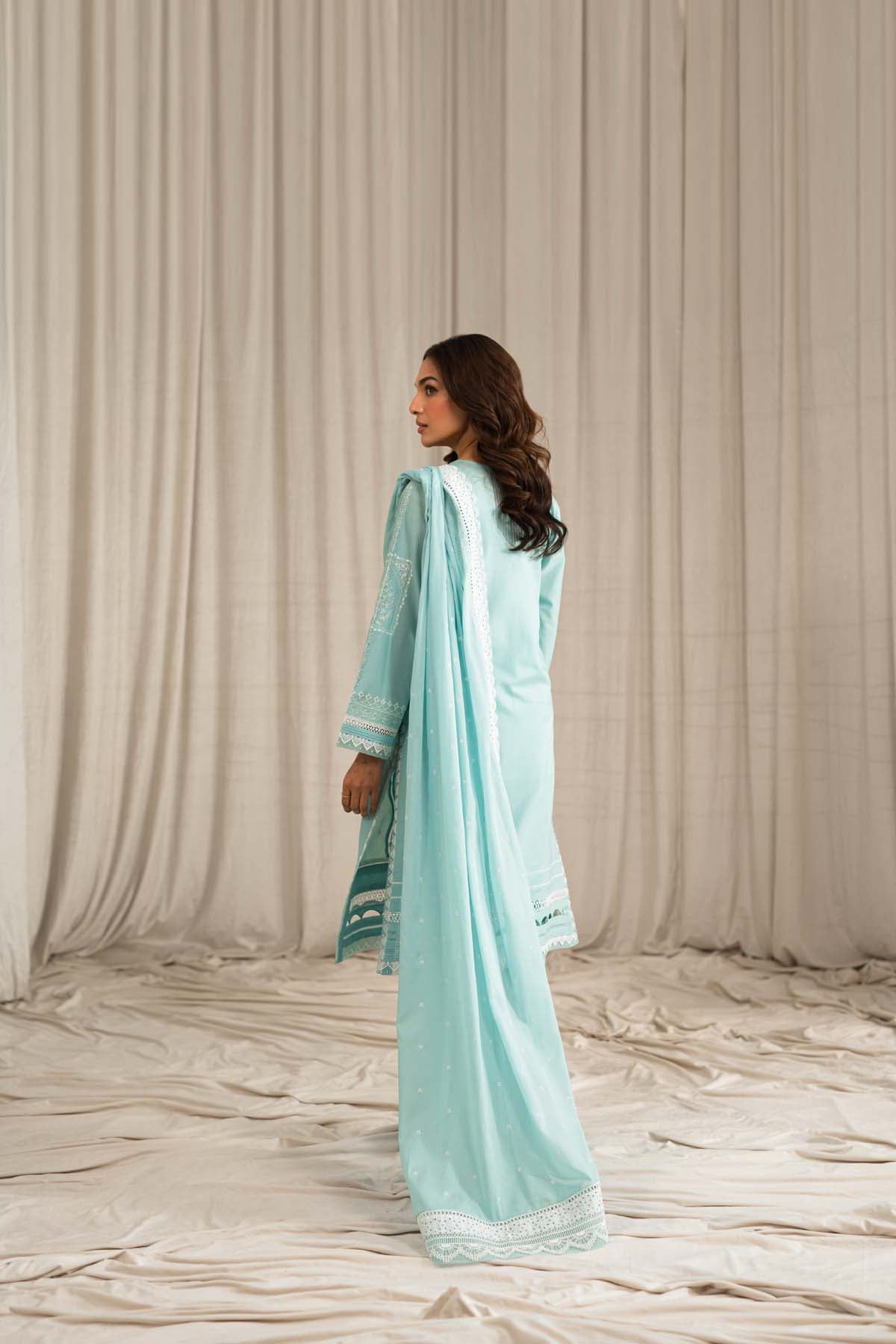 Sahar | Mirage Spring Luxury 24 | Chikankari 3 Piece -  Sahar Luxury - Original Designer Dress - House of Maryam