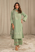 Sahar | Mirage Spring Luxury 24 | Textured Lawn 3 Piece (Embroidered) -  Sahar Luxury -  House of Maryam
