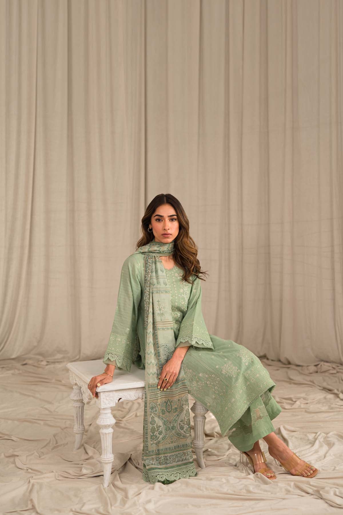 Sahar | Mirage Spring Luxury 24 | Textured Lawn 3 Piece (Embroidered) by Designer Sahar - House of Maryam - Pakistani Designer Ethnic Wear in {{ shop.shopifyCountryName }}