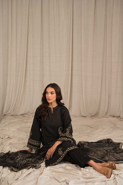 Sahar | Mirage Spring Luxury 24 | Textured Lawn 3 Piece (Embroidered) -  Sahar Luxury - Original Designer Dress - House of Maryam