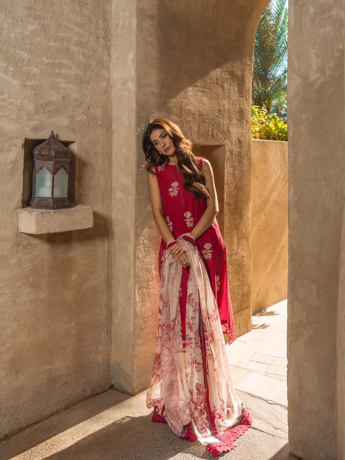 Sahar | Mirage Spring Luxury 24 | Slub Lawn 3 Piece (Embroidered) -  Sahar Luxury - Original Designer Dress - House of Maryam