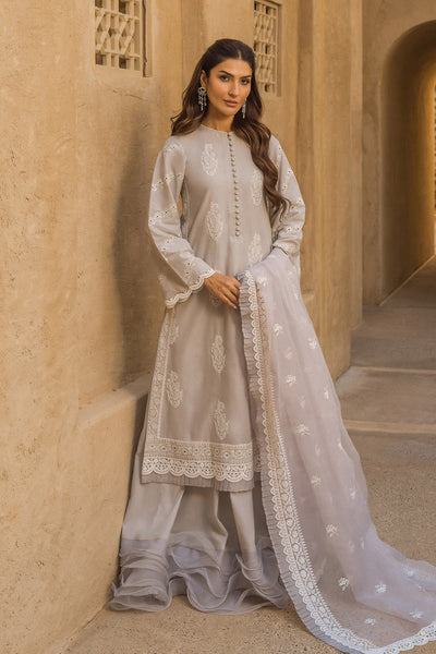 Sahar | Mirage Spring Luxury 24 | Chikankari 3 Piece -  Sahar Luxury - Original Designer Dress - House of Maryam